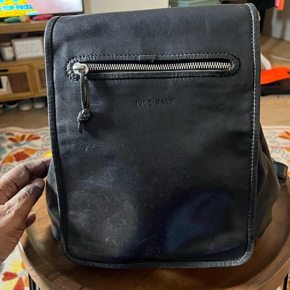 Cole Haan Triboro Leather Backpack